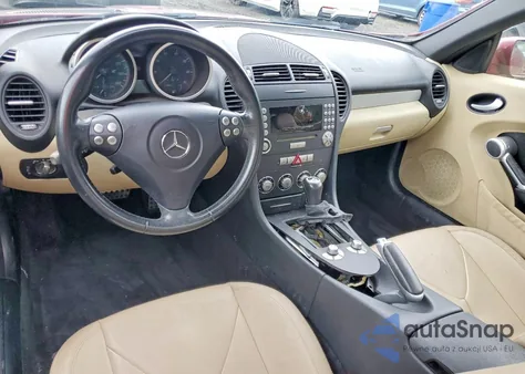 2007 Mercedes-Benz Slk 280 z USA, uszkodzony, nr VIN WDBWK54F07F139261